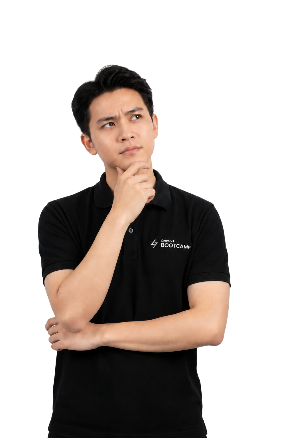 Một lập trình viên đang suy nghĩ về bước tiến trong sự nghiệp